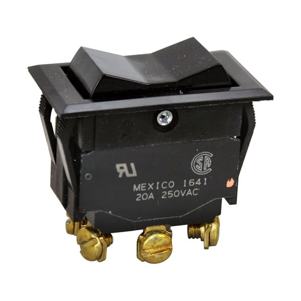 Allpoints Rocker Switch 7/8 X 1-1/2 Dpdt Ctr-Off 421078 - main